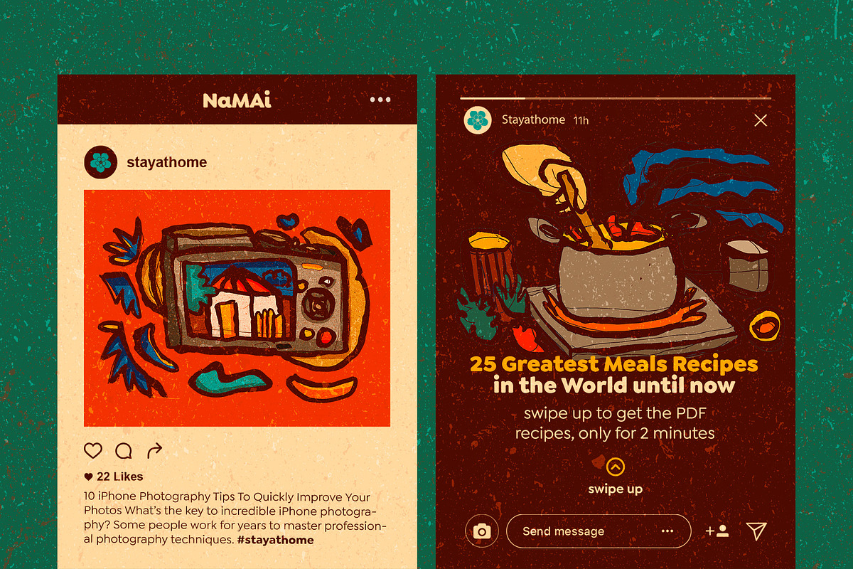 Namai: 12+ Hand Drawn Illustrations, a Person Illustration by nicholasasmita (Photo 9 of 10)
