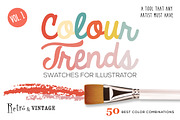 Colour Trends Retro Swatches Vol1, a Palette Add-On by pixelcolours (Thumbnail 1 of 4)