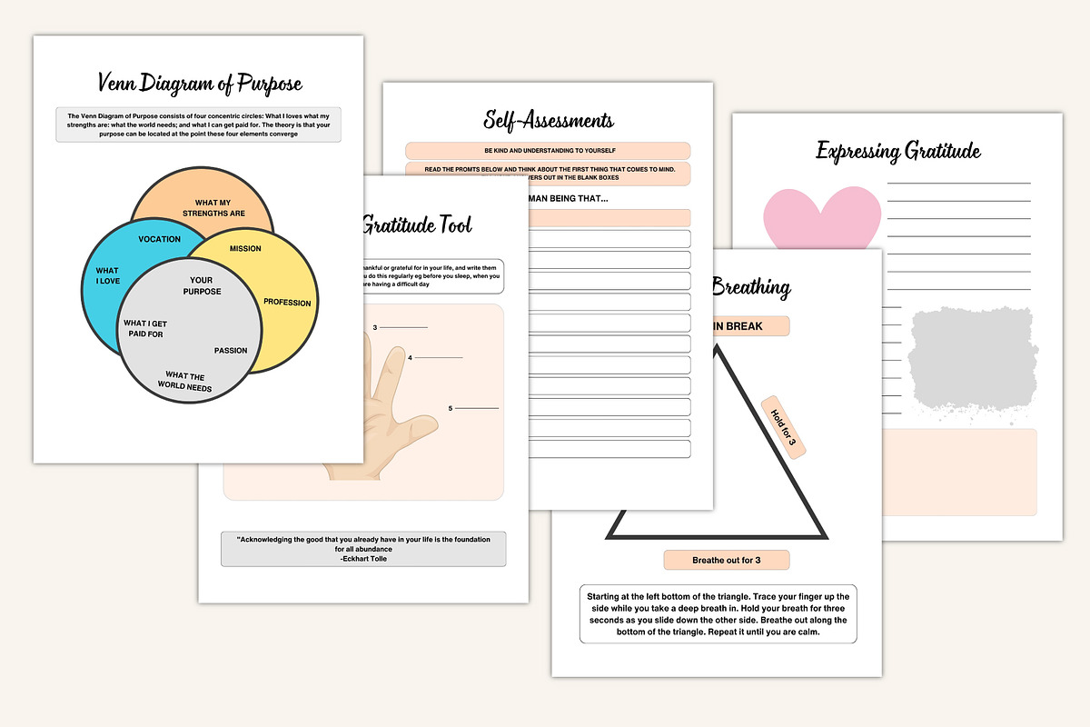 2026 Burnout Recovery Workbook, a Print Template by Designmela01 (Photo 2 of 10)