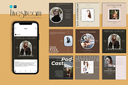 LIVESTREAM Social Media Pack, a Social Media Template by deadlock studio (Thumbnail 1 of 19)