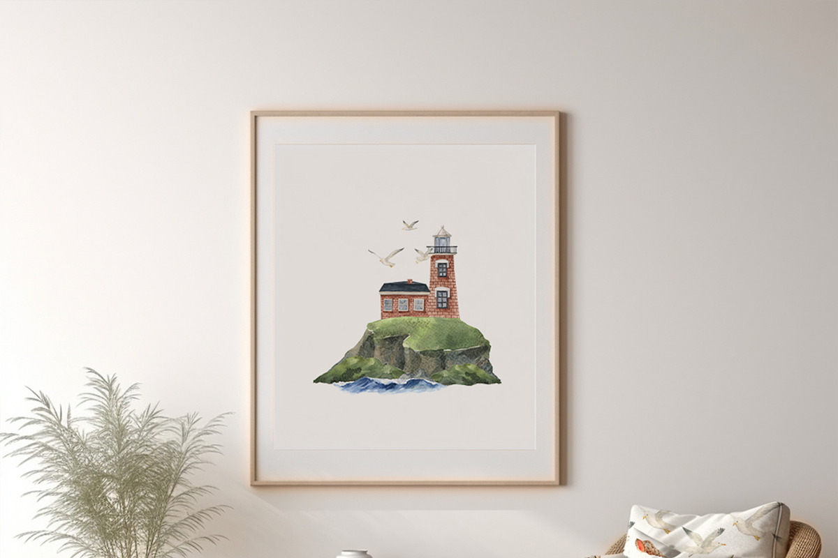 MARINE SERENITY watercolor + fonts, an Education Illustration by LiChu Art (Photo 2 of 11)