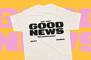 Good News Display Font, a Handwritten Font by Quiet Beings Design Studi (Thumbnail 4 of 5)