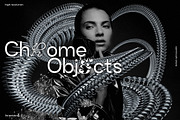 Chrome Elements - 3D Abstract Shapes, a Graphic by saintricchi (Thumbnail 1 of 8)