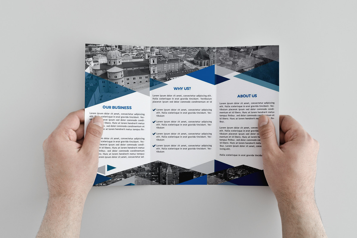 Modern Trifold Brochure, a Brochure Template by assaiv (Photo 2 of 5)