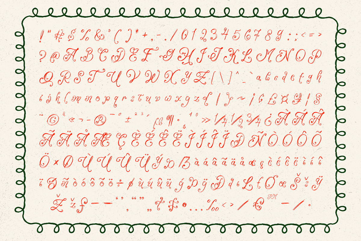 Rolling Scribless Curly Scribble, a Handwritten Font by Haps Space (Photo 5 of 15)