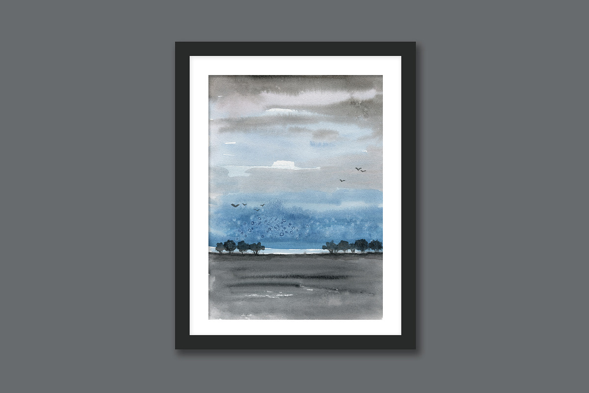 Intangible Scenery - watercolor art, a Background Graphic by Marmoris.Arts (Photo 32 of 34)
