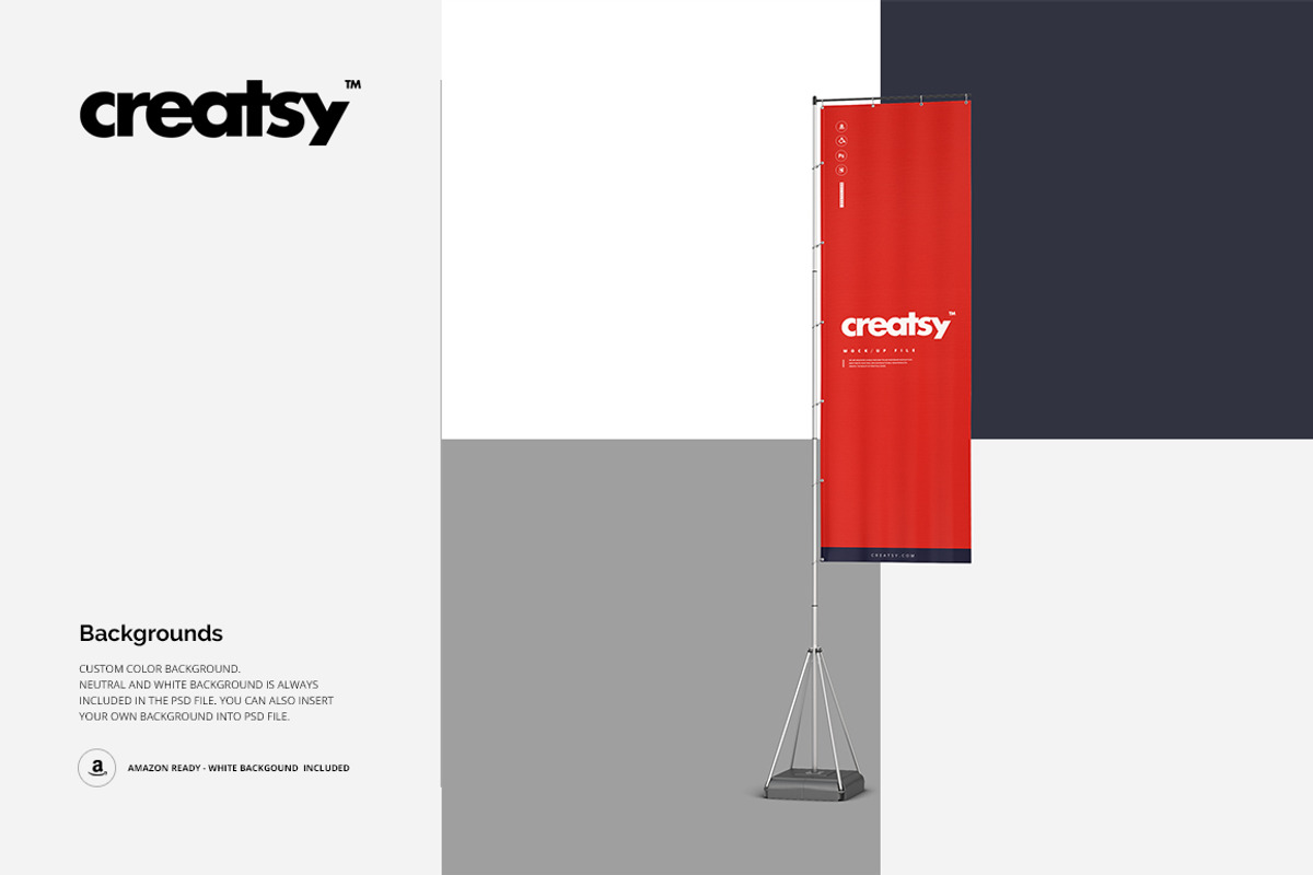 Outdoor Flags Mockup Set, an Object Graphic by creatsy2 (Photo 13 of 15)