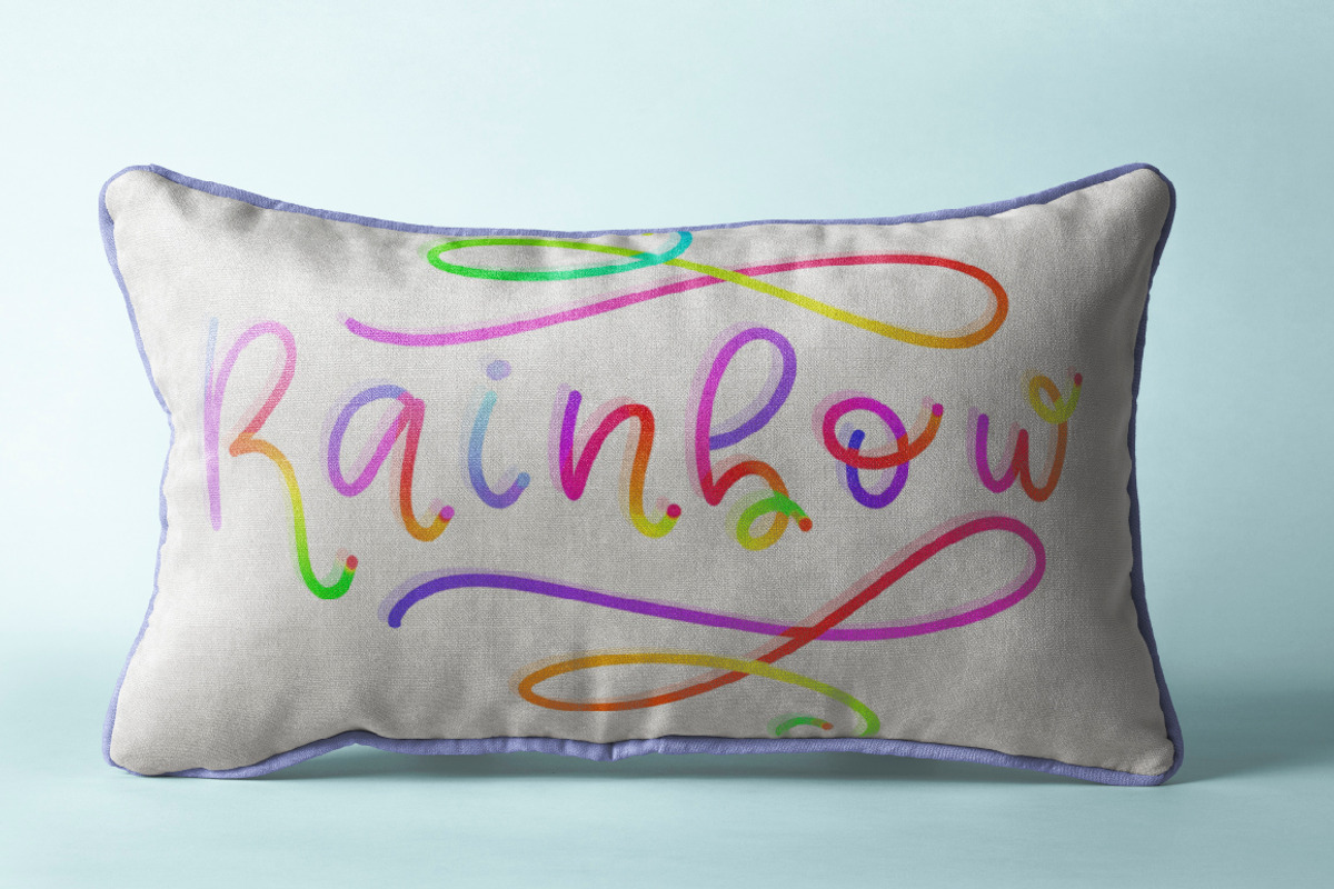Procreate Rainbow Shadow brush, a Brush Add-On by Almazova Dolzhenko (Photo 2 of 5)