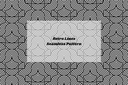 Retro Lines Seamless Pattern