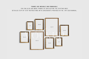 Gallery Wall Mockup Set Of 8 13