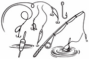 Fishing sports, an Object Illustration by LineworkStock (Thumbnail 2 of 3)