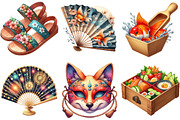 Japanese Summer Aesthetic Clipart, an Illustration by Pixels.Craft (Thumbnail 4 of 7)