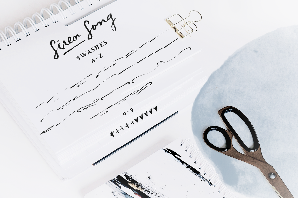 Siren Song font and texture pack preview 6