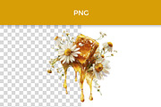 Honey pot & Honey Clipart, a Food Illustration by InkyQueenArt (Thumbnail 3 of 5)