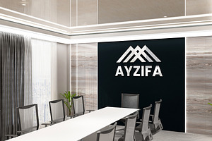 3d Logo Office Meeting Room Mockups