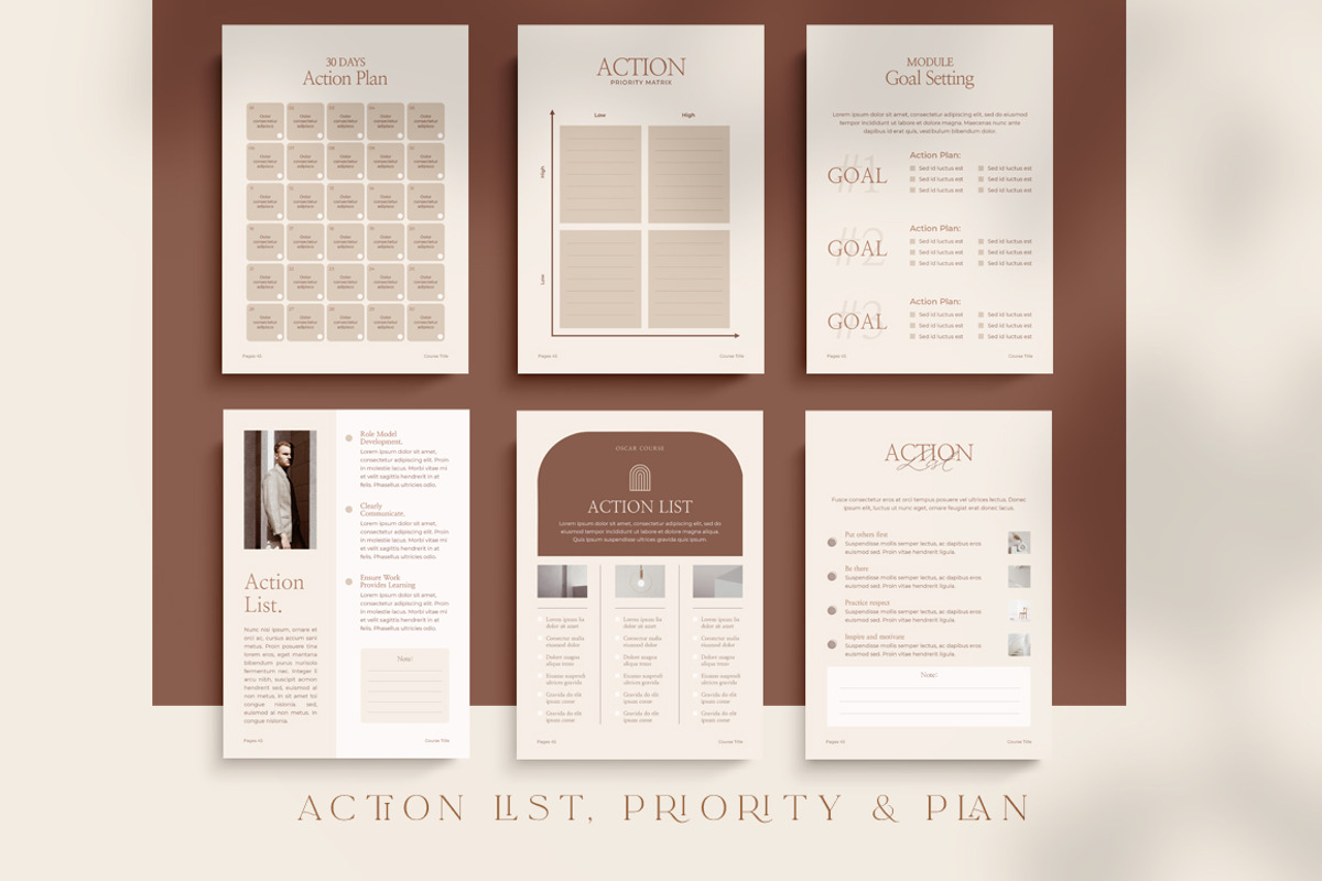 WorkBook Creator for Coach CANVA PS, a Magazine Template by Eviory (Photo 11 of 49)