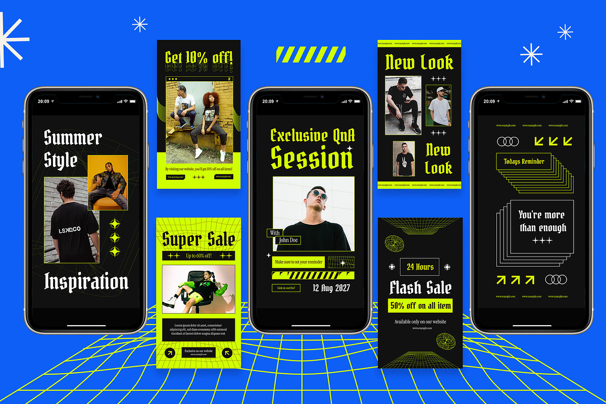 Black Streetwear Fashion Instagram, a Design Template by Aiyari Graphic (Photo 5 of 5)