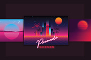 1980s Synthwave Toolkit, an Illustration by Polar Vectors (Thumbnail 17 of 18)