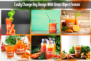 Glass Juice Mock Up, a Product Mockup by Pixel Place (Thumbnail 4 of 6)