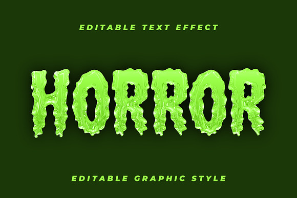 Slime Horror Text Effect preview 4