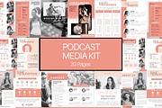 Podcast MEDIA KIT Template | 20pgs, a Presentation Template by Templatables (Thumbnail 1 of 11)