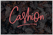 Cashion Script, a Script Font by Emtheen Std. (Thumbnail 1 of 10)