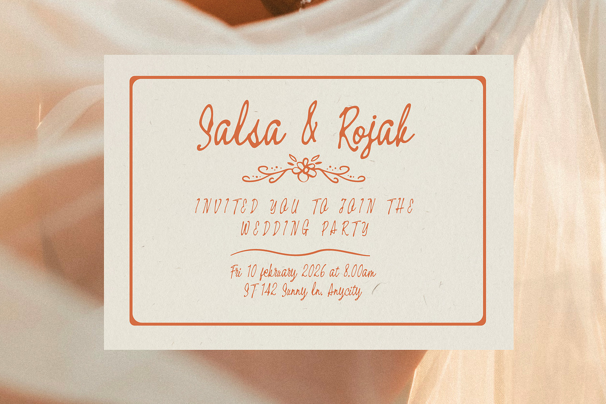 Simple Fine - Script Handwritten, a Handwritten Font by Lettermine (Photo 3 of 10)