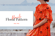 Romantic Floral Pattern, a Pattern Graphic by mina (Thumbnail 1 of 6)