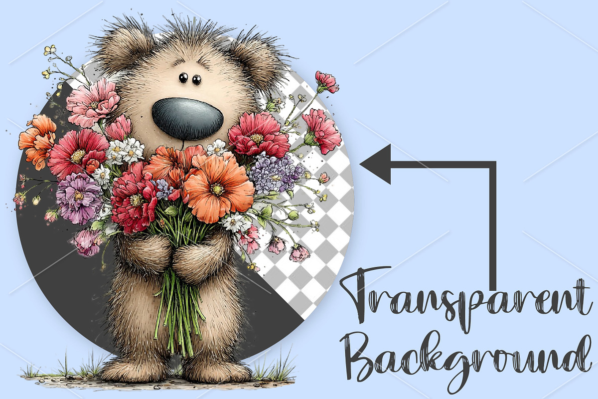 Whimsical Spring Animals Clipart, a Seasonal Illustration by Canvas Craft (Photo 2 of 7)