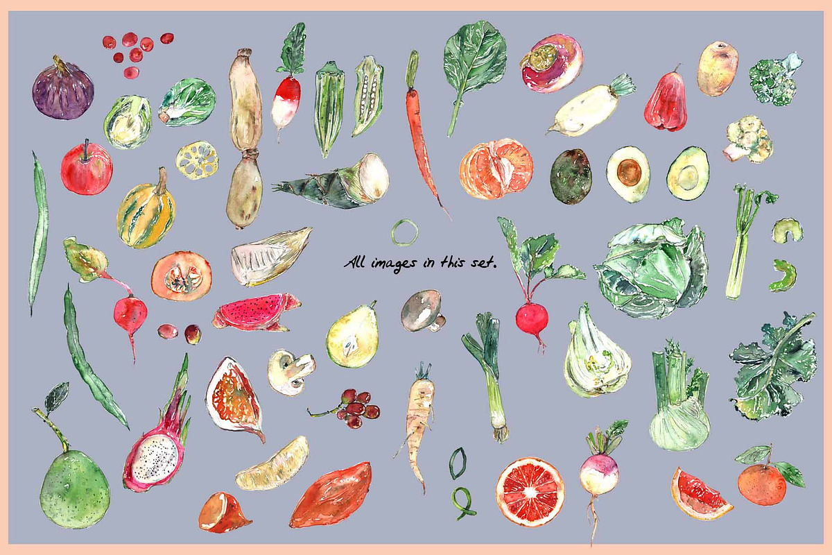 Fall & Winter Food Clipart, a Food Illustration by VianneArt (Photo 2 of 10)