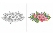 Fantasy Castle Coloring Pages, an Object Graphic by Designer_Momina (Thumbnail 2 of 5)