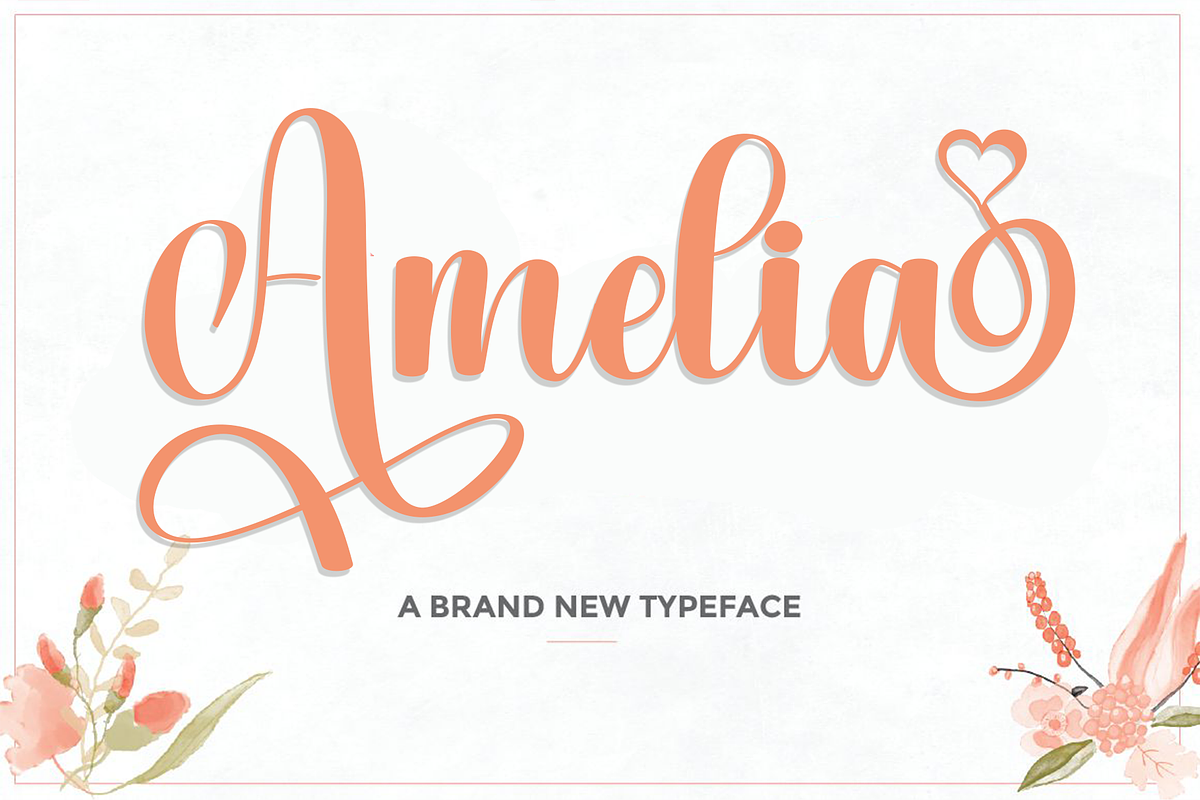 Amelia, a Handwritten Font by FreshTypeINK (Photo 1 of 8)