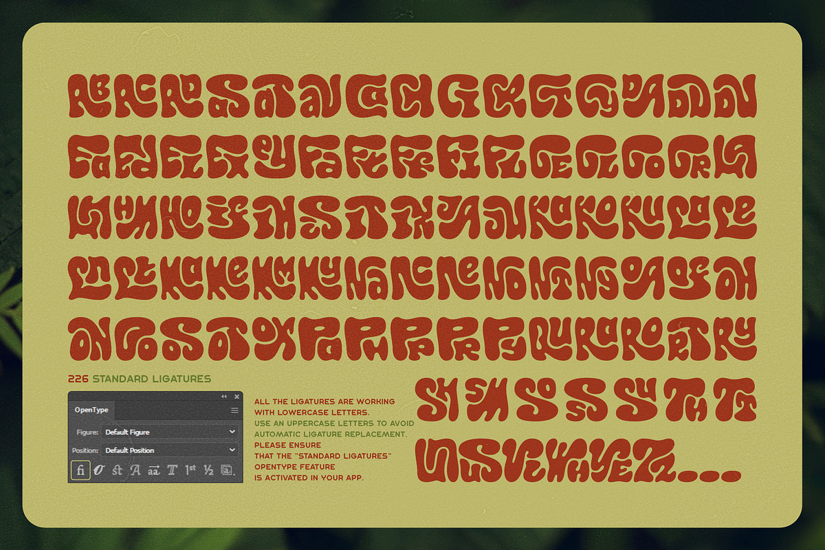 Callidryas Groovy Font, a Sans Serif Font by Gleb Guralnyk (Photo 8 of 8)