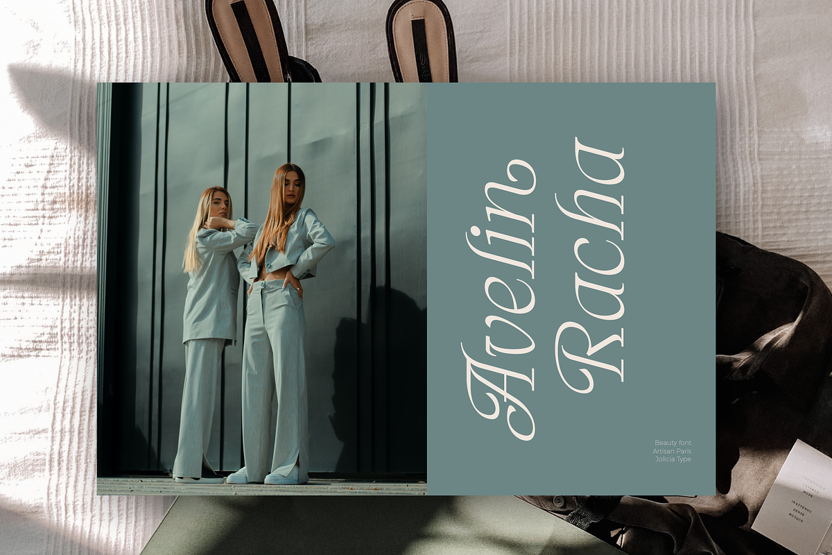 Artisan Paris | Display Font, a Script Font by Jolicia Type (Photo 11 of 11)