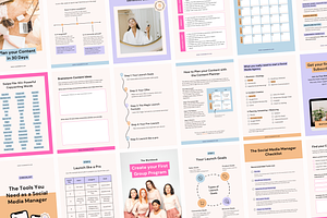 Lead Magnet Workbook Templates Canva