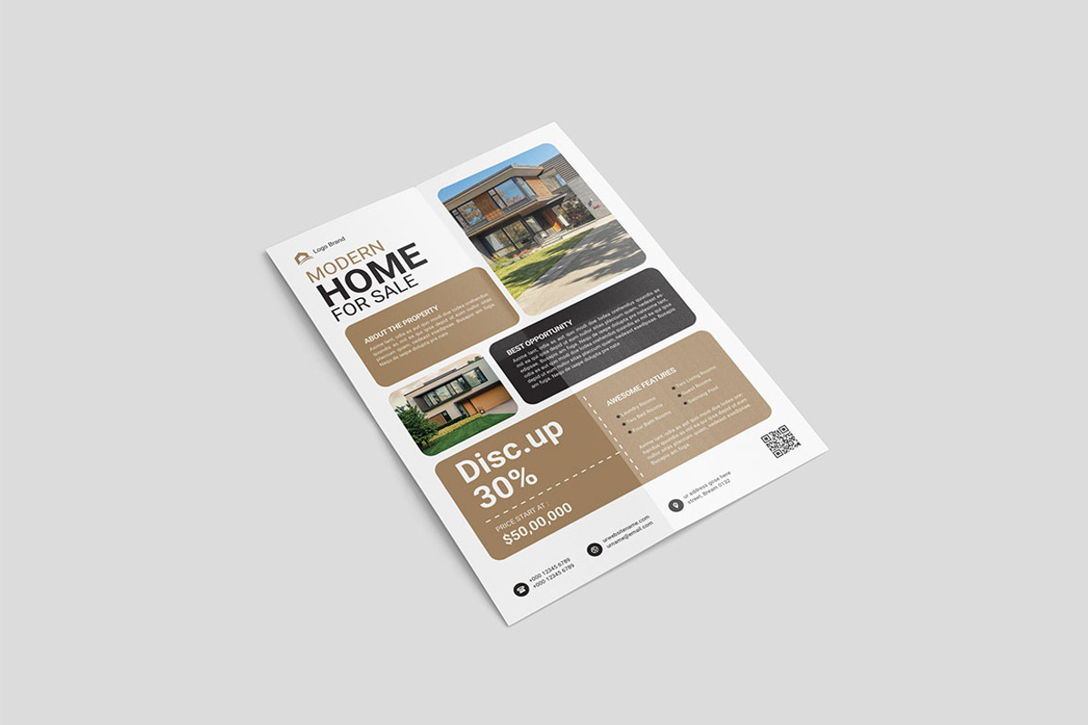 Modern Real Estate Flyer, a Flyer Template by yanindesign (Photo 3 of 3)