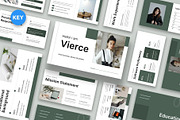 Vierce - Aestethic CV Resume Keynote, a Presentation Template by Fit-tee (Thumbnail 1 of 6)