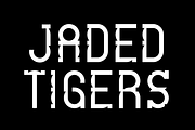 Jaded Tigers - Display Typeface, a Font by Press & Pen (Thumbnail 1 of 9)