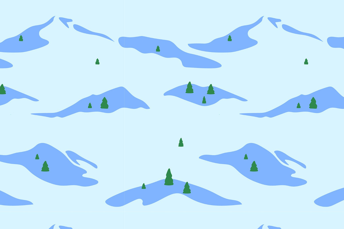 Winter Seamless Pattern Illustration, a Pattern Graphic by graphicook (Photo 3 of 3)