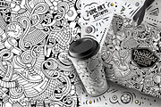 7 Soccer Doodle Seamless Patterns, a Pattern Graphic by BALABOLKA (Thumbnail 8 of 8)
