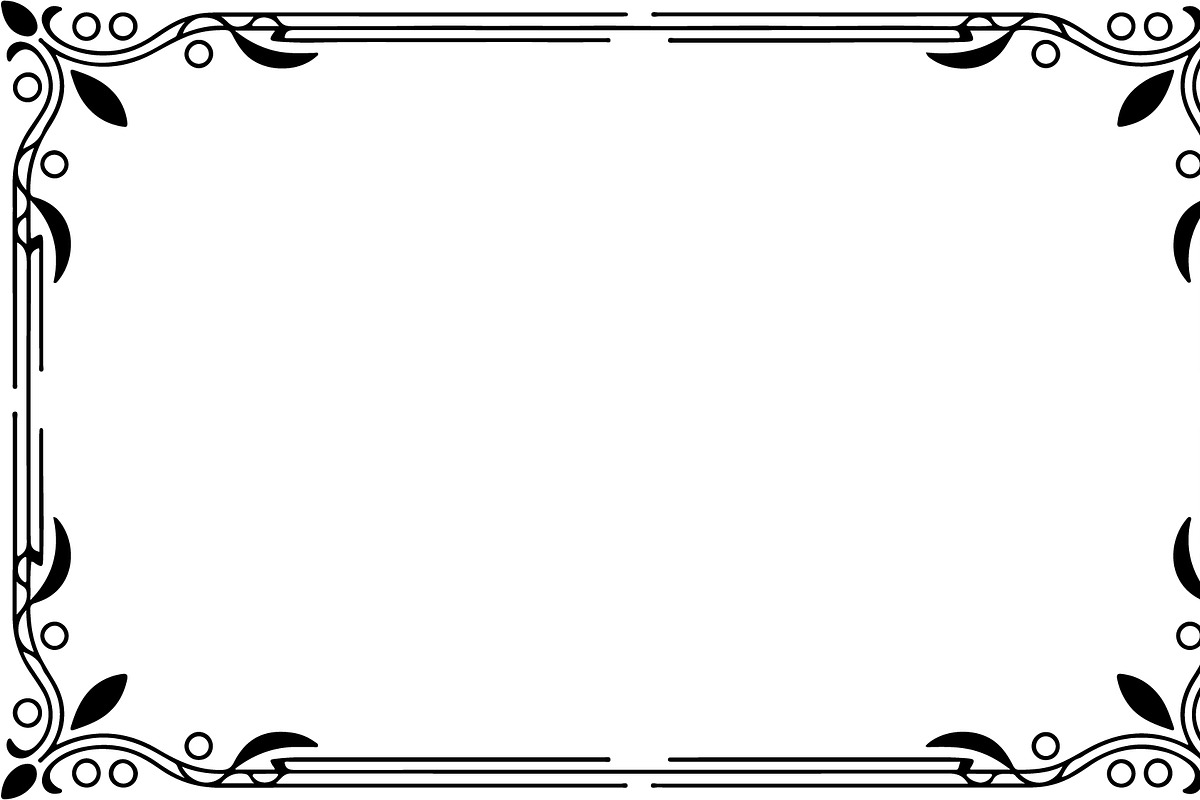 Elegant Decorative Border Frame, a Decorative Illustration by himelgfx (Photo 6 of 21)