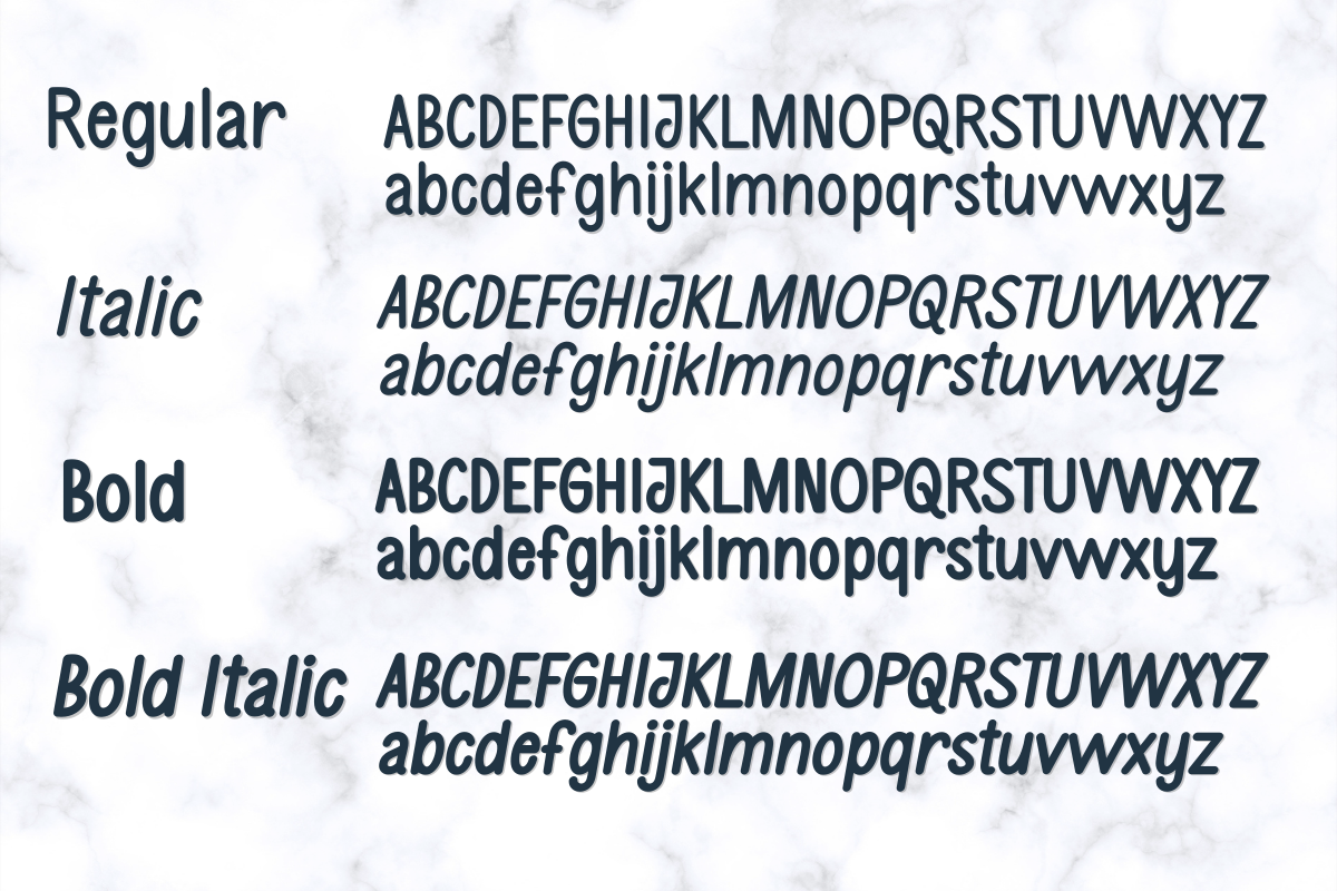 Hazelnut Milk Tea, a Sans Serif Font by Fikryal Studio (Photo 2 of 15)