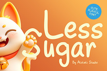 Less Sugar - Cute Playful Font
