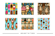 Ice Cream Retro Art Style Patterns, a Pattern Graphic by karenfoleyphoto (Thumbnail 8 of 10)