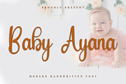 Baby Ayana, a Handwritten Font by InermediaSTUDIO (Thumbnail 1 of 7)