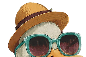 Summer Duck PNG Funny Beach Duck, a Graphic by 3D assets for your awesom