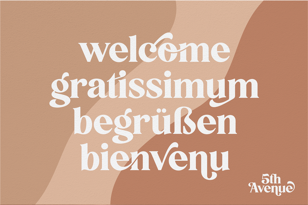 5th Avenue - Fancy Typeface preview 2