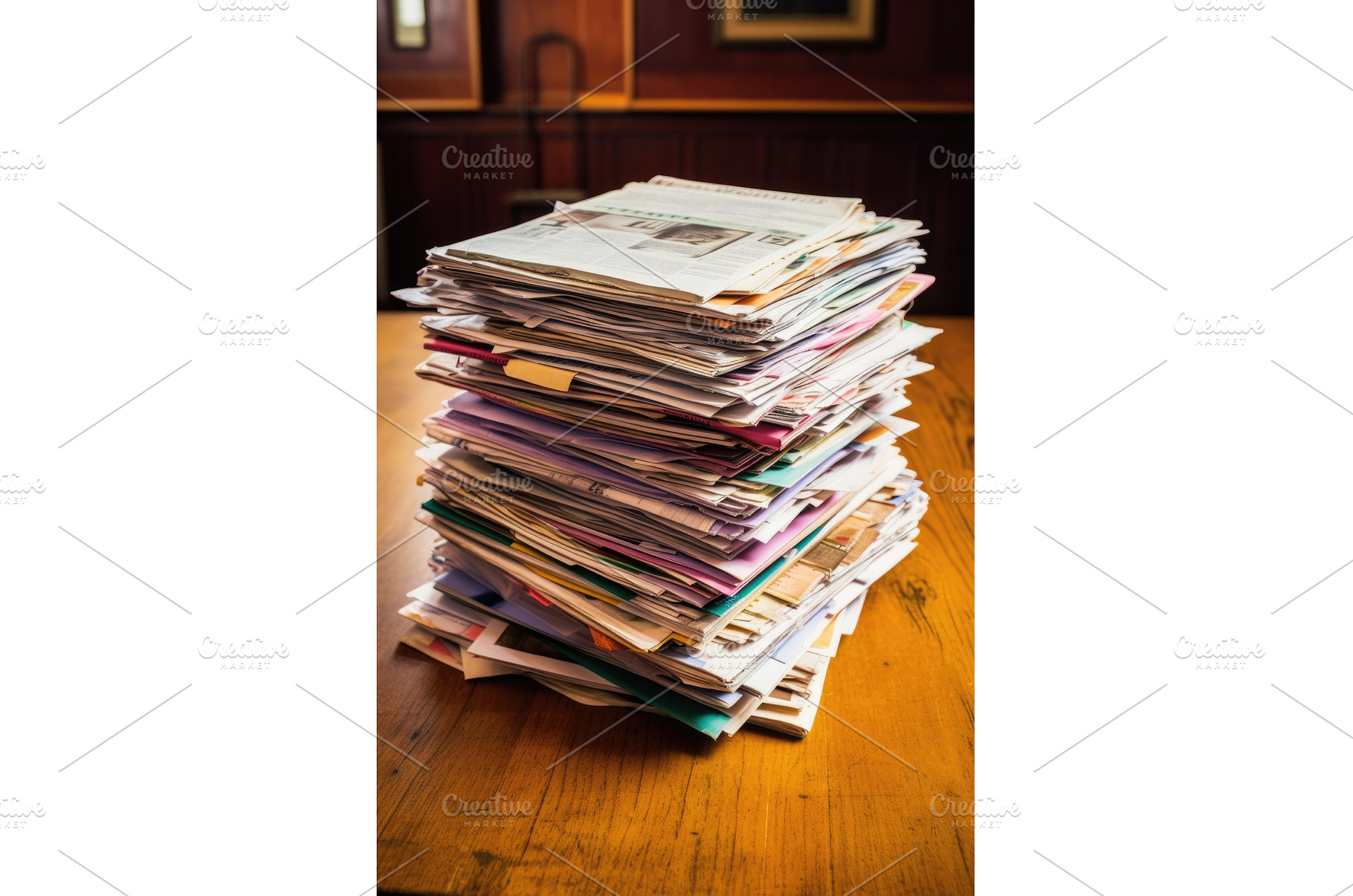 stack of resumes on an office table, a School & Education Photo by Sergey Kotenev