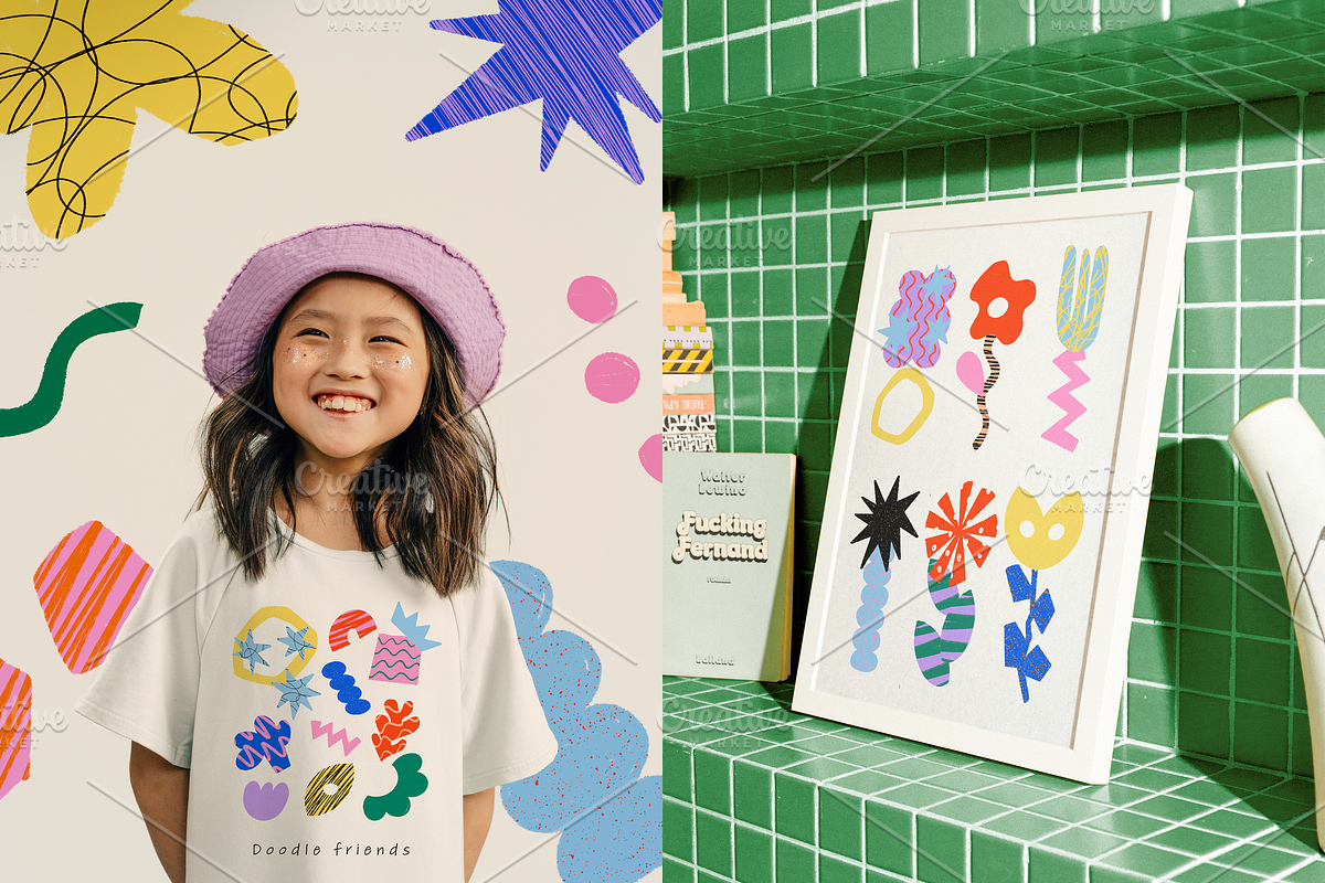 Doodle friends, an Object Graphic by Camille Natton (Photo 3 of 5)