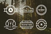 14 Vintage Logos & Badges, a Branding & Logo Template by Design District (Thumbnail 3 of 4)